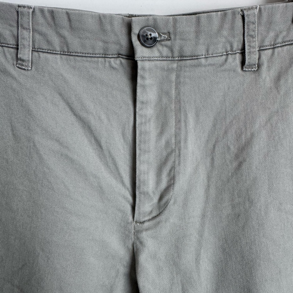 Hawker Rye Gray Blue Dress Pant Chino 38 x 30 Cotton Business straight leg relax - Picture 3 of 6